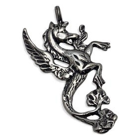 Silver Pendant Depicting Animal