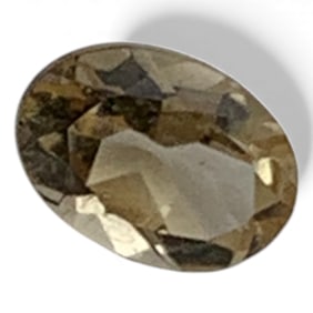 Faceted Yellow Citrine Gemstone