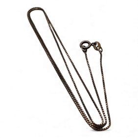 Sterling Silver Box Chain Necklace