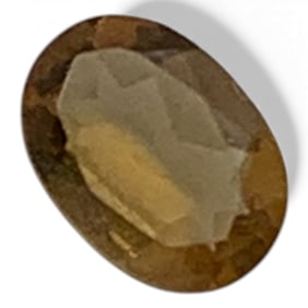 Faceted Yellow Citrine Gemstone
