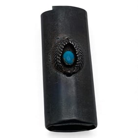 Sterling Silver & Blue Stone Container