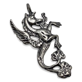 Silver Pendant Depicting Animal