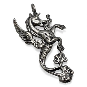 Silver Pendant Depicting Animal