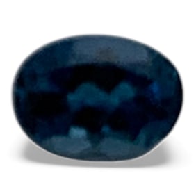 Faceted Blue Spinel Gemstone