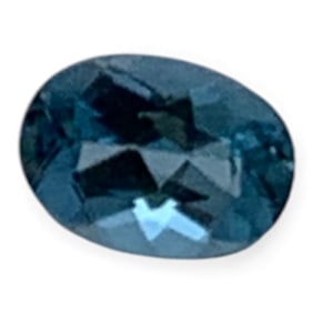 Faceted Blue Spinel Gemstone