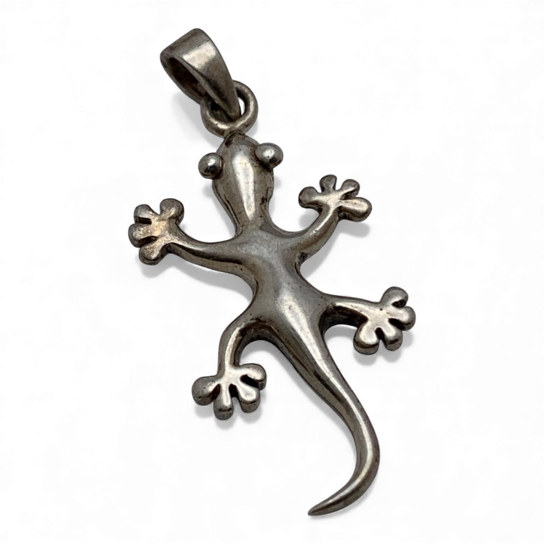 Sterling Silver Lizard Pendant (1 of 2)