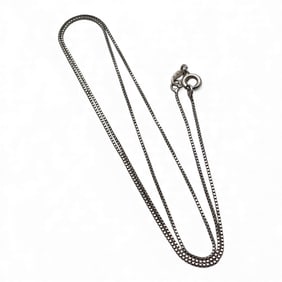 Sterling Silver Box Chain Necklace