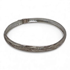 Sterling Silver Hinge Bracelet