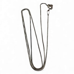 Sterling Silver Box Chain Necklace