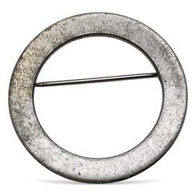 Sterling Silver Circle Pin