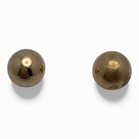 Pair Of 14k Yellow Gold Earrings