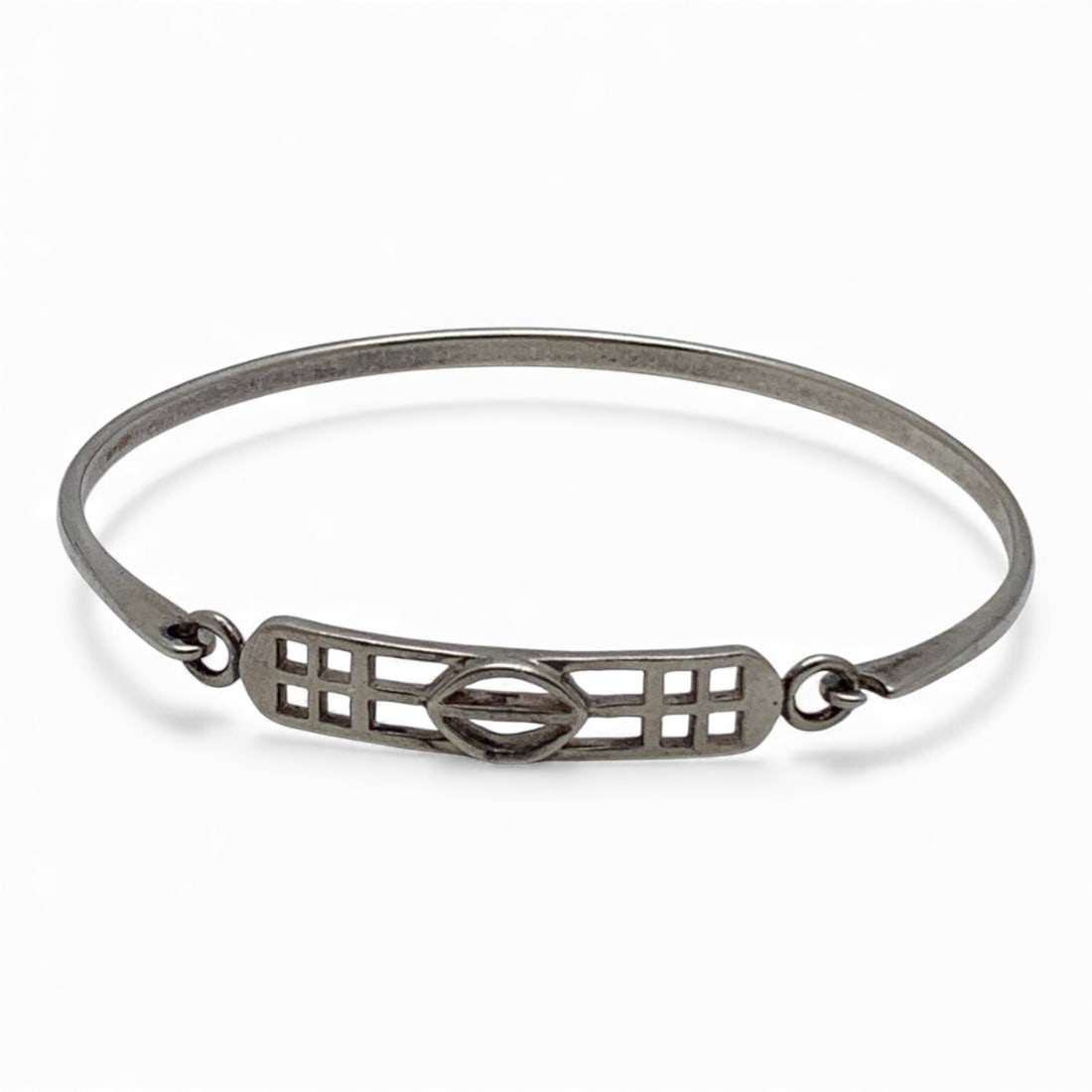 Sterling Silver Bracelet: Marked 925 - 2 3/8" Inside Width - 8.8 Grams