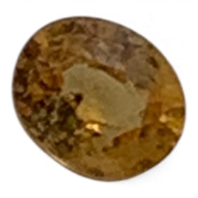 Faceted Yellow Topaz Gemstone