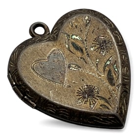 Sterling Silver Heart Pendant Locket
