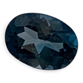 Faceted Blue Topaz Gemstone