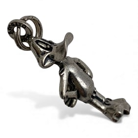 Sterling Silver Daffy Duck Pendant