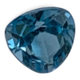 Faceted Blue Topaz Gemstone