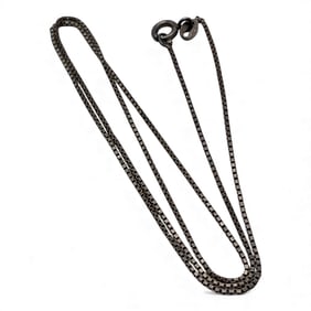 Sterling Silver Box Chain Necklace