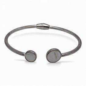 Sterling Silver & Mother Of Pearl Bracelet