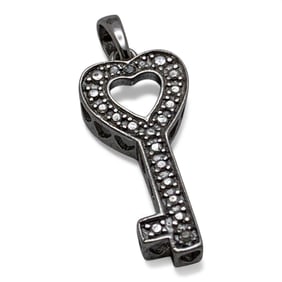 Sterling Silver Key Pendant