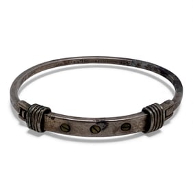 Mexico Sterling Silver Hinge Bracelet