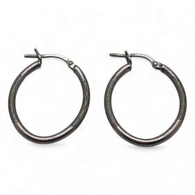 Pair Of Sterling Silver Earrings