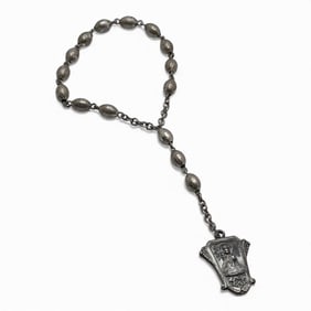 Silver Rosary Bracelet