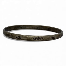 Mexico Sterling Silver Bangle Bracelet