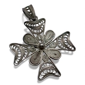 Sterling Silver Filigree Pendant