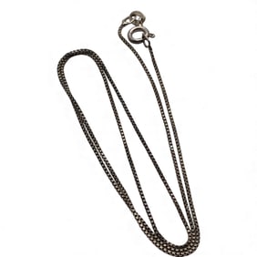 Sterling Silver Box Chain Necklace