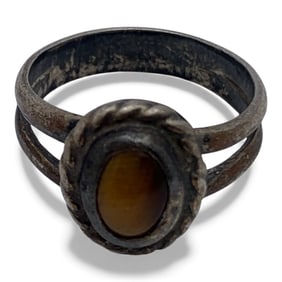 Sivler & Tiger's Eye Ring