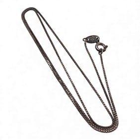 Sterling Silver Box Chain Necklace