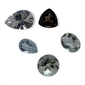 Group Of 5 Quartz Gemstones