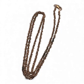 Sterling Silver Bronze Tone Necklace