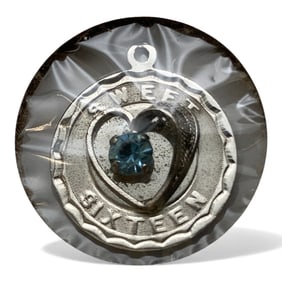 Sterling Silver Sweet 16 Pendant