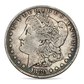 1880 O Morgan Silver Dollar