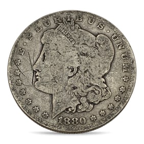 1880 O Morgan Silver Dollar