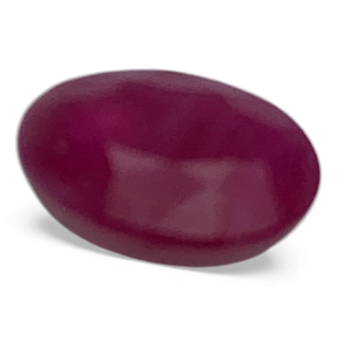 Faceted Dark Pink Ruby Gemstone (1 of 2)