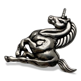 Sterling Silver Unicorn Pendant