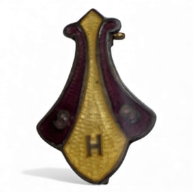 Sterling Silver Enameled Pin