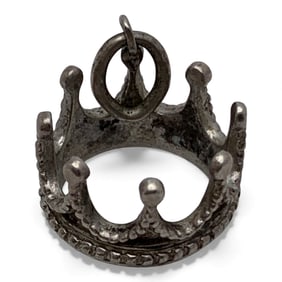 Sterling Silver Crown Pendant