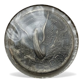 Sterling Silver 1927-37 Safe Driver Pendant