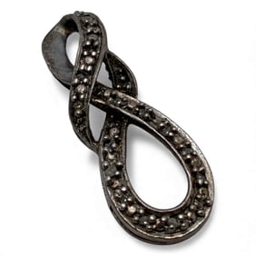 Sterling Silver & Diamond Pendant