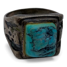 Silver & Turquoise Ring