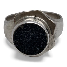 Sterling Silver Ring W Stone