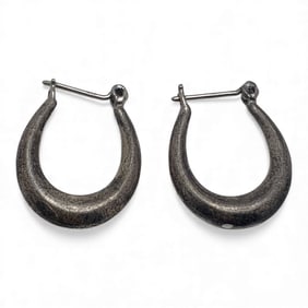 Pair Of Sterling Silver Earrings