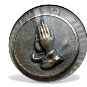 Silver Serenity Prayer Pendant