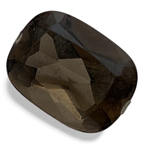 Faceted Light Brown Spinel Gemstone