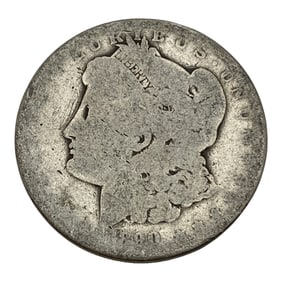 1890 O Morgan Silver Dollar