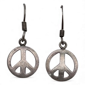 Pair Of Sterling Silver Earrings